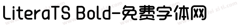 LiteraTS Bold字体转换